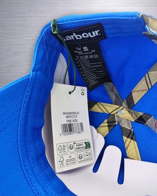 Barbour Cascade Sport gorra azul ajustable nueva