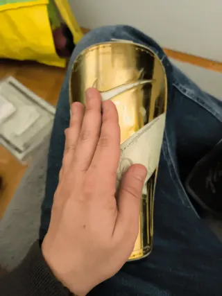 Espinilleras Nike Ronaldinho Doradas