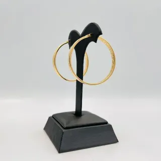 Pendientes Aro Greca 18K