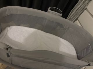 Culla per neonati grigia