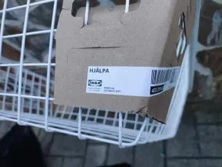 Cesta Metálica Blanca Ikea