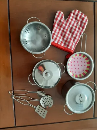 Cacharritos de cocina de juguete
