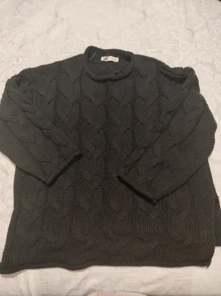 Jersey largo Zara Negro NUEVO Talla S/M