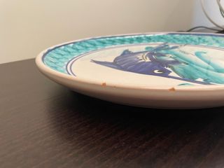 Piatto Gerbino ceramica artigianato siciliano