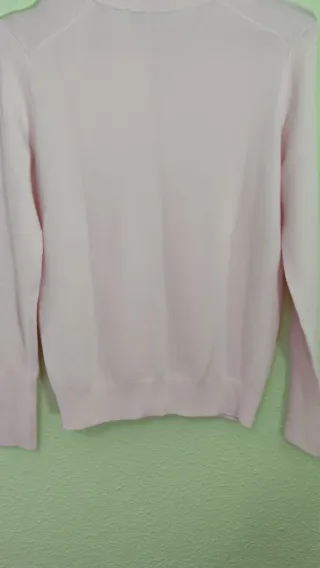 Chaqueta Zara punto rosa