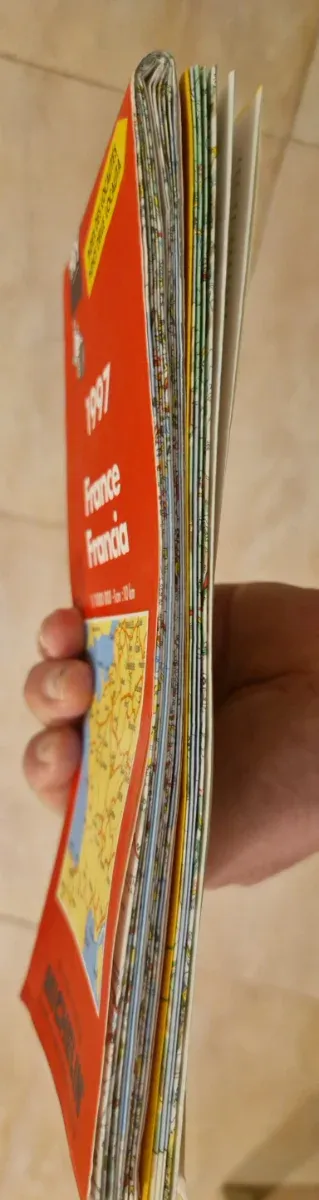 Mapa Michelin Francia y Las Landas Atlantica 1997