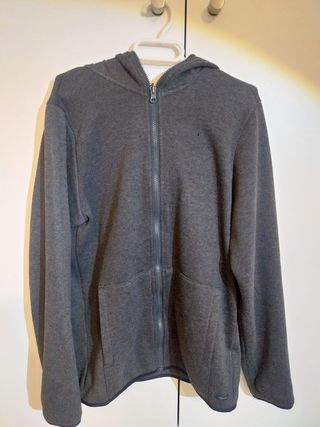 Abrigo Forclaz Impermeable Negro/Gris