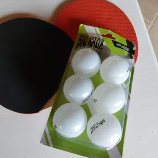 Raquetas de Ping Pong. Contiene paquete pelotas
