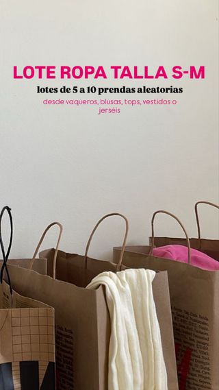 Consegna di abbigliamento taglia S-M