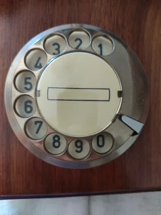 Orologio vintage legno massello