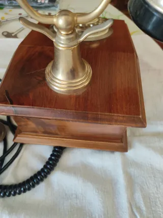 Orologio vintage legno massello