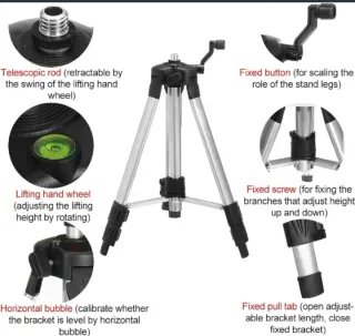 Trípode para nivel láser