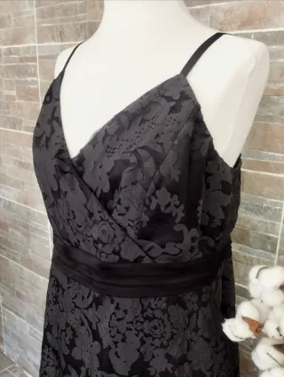 Vestido Negro Fiesta Encaje