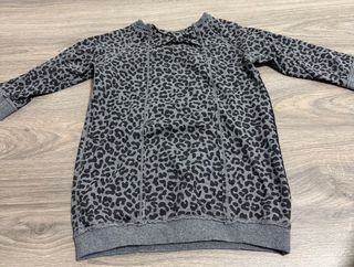 Sudadera infantil estampado leopardo