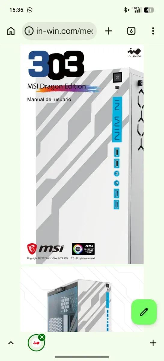 Torre PC Gaming MSI 303 Dragon Edition
