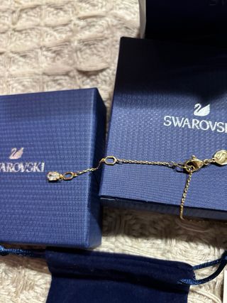 Collar Swarovski Dorado y Verde