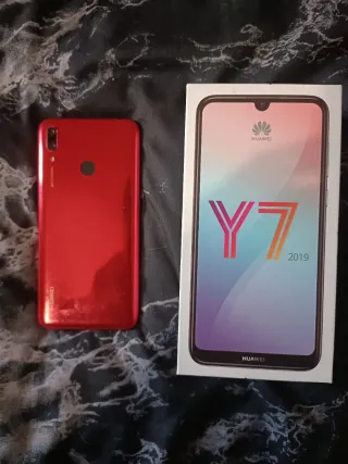 Custodia per cellulare nera Huawei Y7 2019