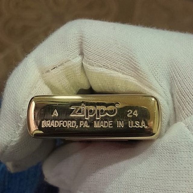 Zippo Dorado Luxo (Novo Impecável)
