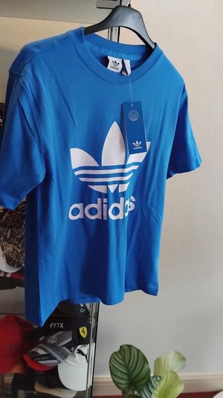Camiseta Adidas Azul Talla XS