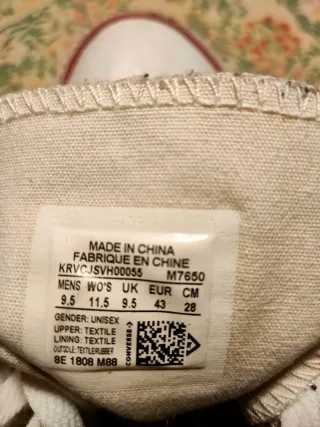 Oportunidad Zapatillas Converse All Star Blancas