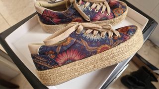 Zapatillas de esparto multicolor