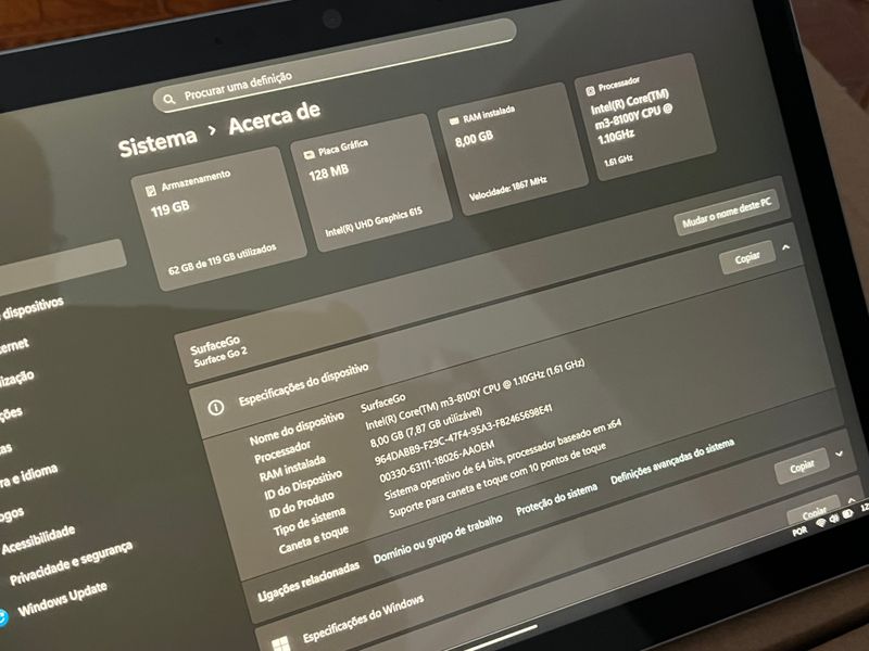 Surface Go 2 M3 8GB 128GB afbeelding 8