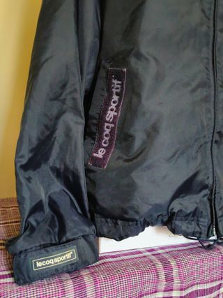 Giacca impermeabile Le Coq Sportif vintage blu