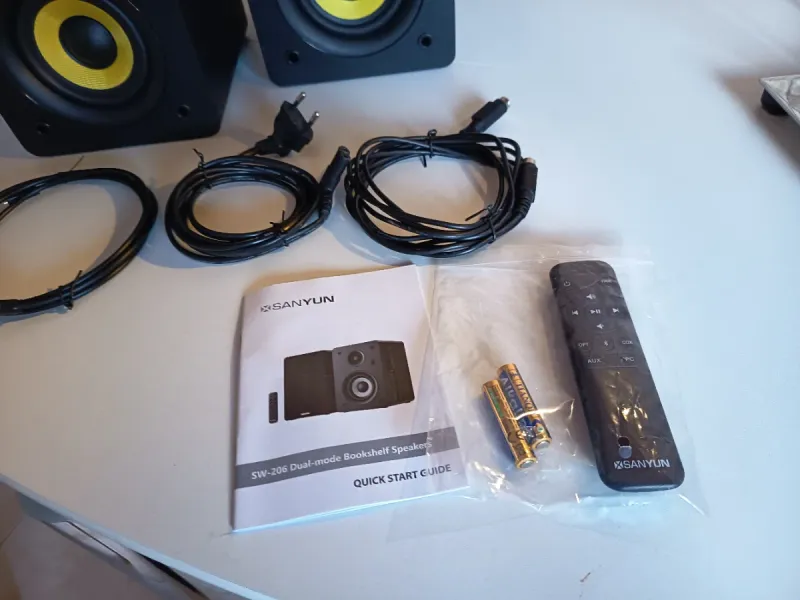 Altavoces Activos Negro y Amarillo afbeelding 3