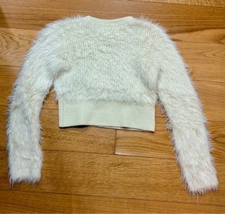 Jersey pelo Zara crop top talla S