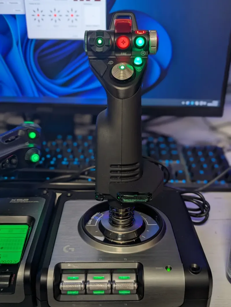Logitech G Saitek X52 Pro Joystick afbeelding 3