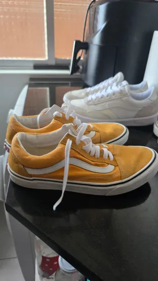 Vans Old Skool Talla 42 Verde,amarillo,granate
