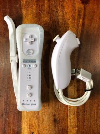 Wiimote Wii generico con motion plus e nunchuk