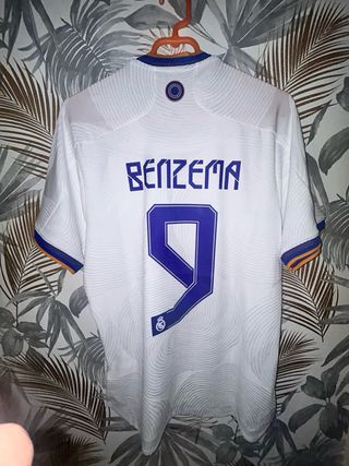Camiseta Real Madrid 21/22 Adidas  Benzema 9