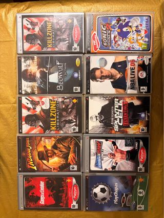 Pack 10 Videojuegos PSP