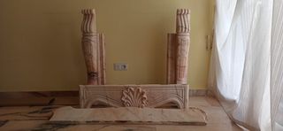 Chimenea Mármol Rosa Portugués