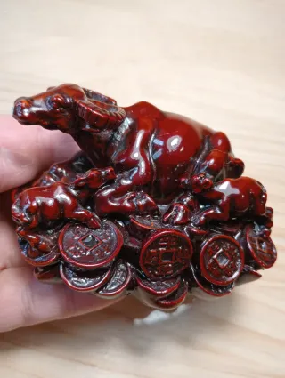 Figuras Feng Shui Chinas, sapo, búfalo y Guerrero