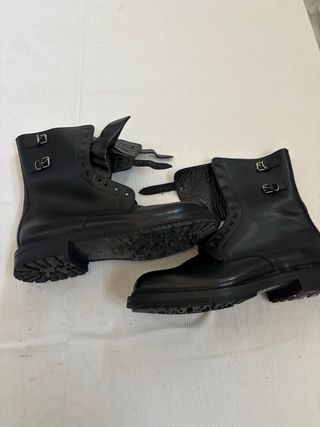 Stivali alti pelle neri TG. 46-47