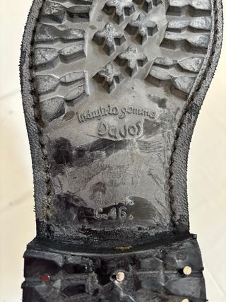 Stivali alti pelle neri TG. 46-47