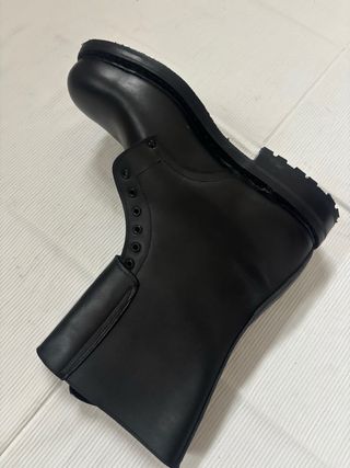 Stivali alti pelle neri TG. 46-47