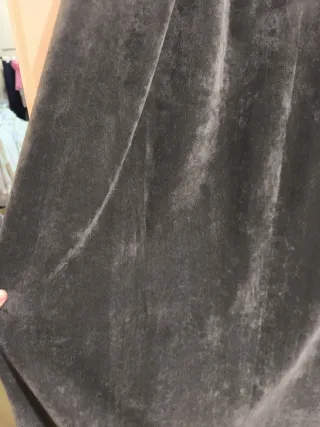 Cortinas de probador muy agradables en gris oscuro