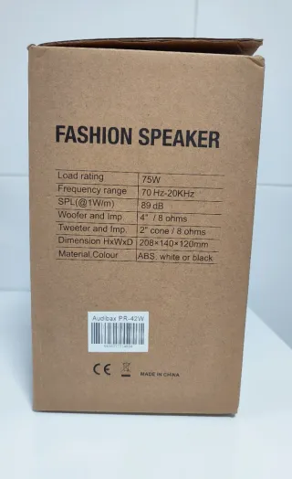 Altavoces AUDIBAX 42W Blancos NUEVOS