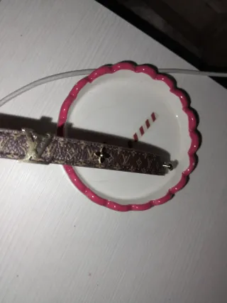 Pulsera LouisinvuitiumMarrón y Dorada