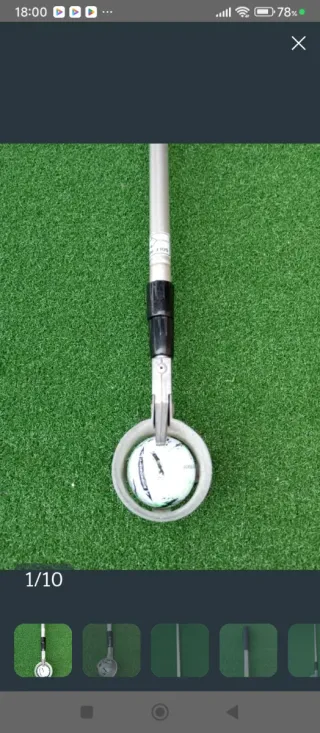 Recuperador de bolas de golf extensible para lagos