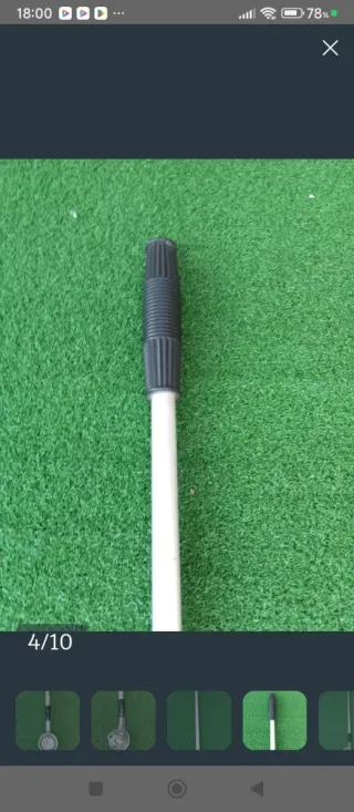 Recuperador de bolas de golf extensible para lagos
