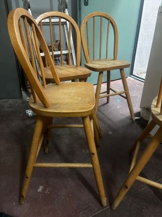 Sillas taburetes niños +3 años