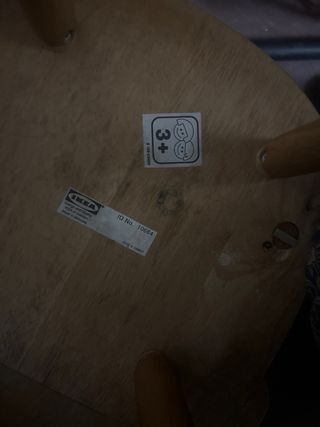 Sillas taburetes niños +3 años