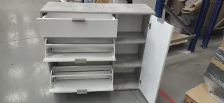 Mueble zapatero con cajon y dos baldas