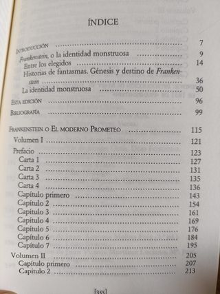 Libro "Frankenstein o El moderno Prometeo" Mary WS
