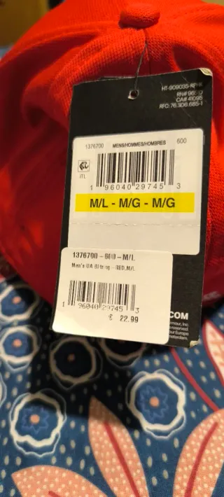 Gorra Under Armour Roja