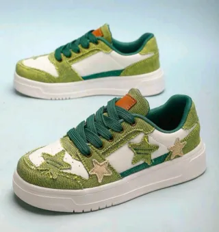 Zapatillas BALTEOP verdes y blancas